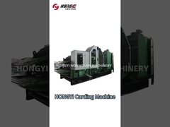 Каков процесс производства полиэфирного волокна через кардирующую машину?