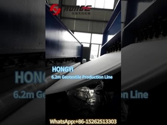 Каков рабочий процесс на производственной линии геотекстиля?