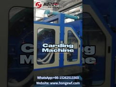 Каков процесс производства полиэфирного волокна через кардирующую машину?